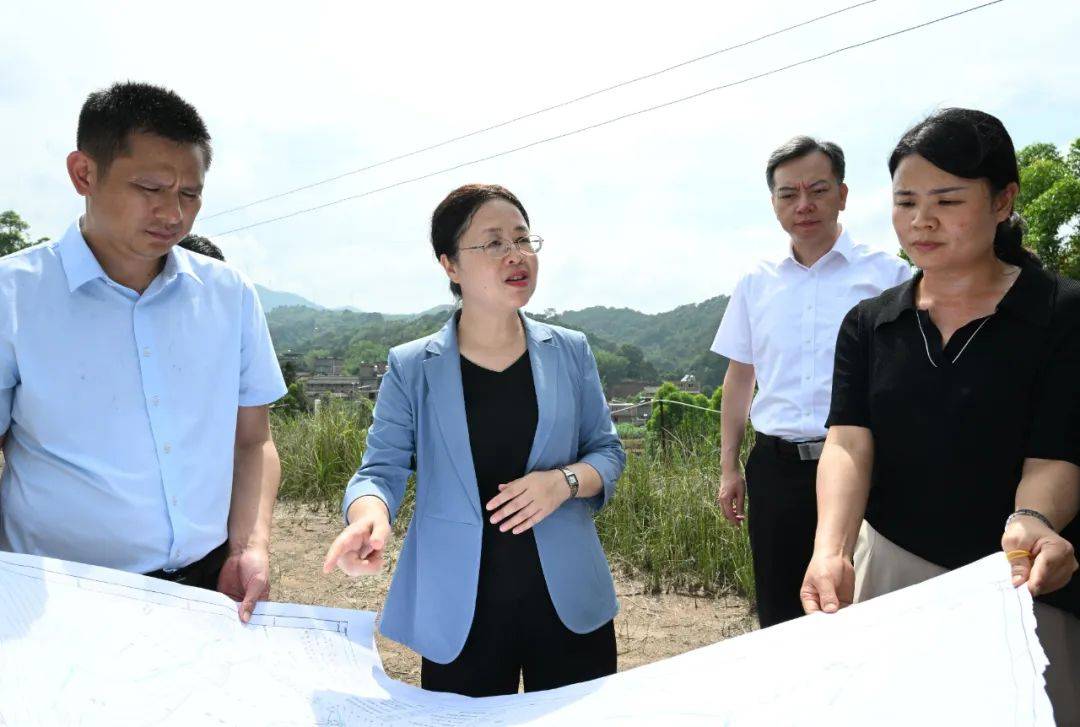 钟畅姿到浦北县督导涉重金属环境安全隐患排查整治及产业项目建设工作